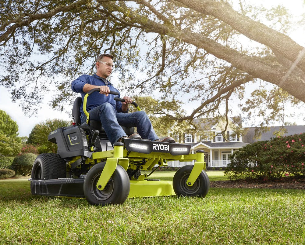 RYOBI 42" 100 AH Zero Turn Electric Riding Lawn Mower