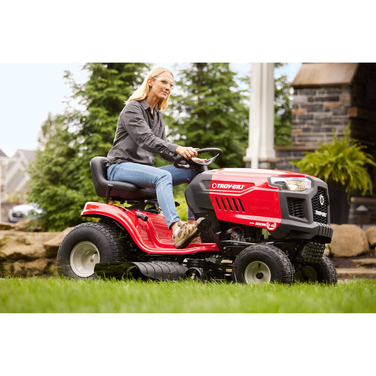 Troy-Bilt Bronco 42" Riding Mower – Step-Thru Design