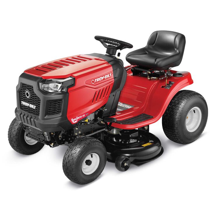Troy-Bilt Bronco 42" Riding Mower – Step-Thru Design