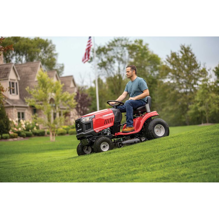 Troy-Bilt Bronco 42" Riding Mower – Step-Thru Design